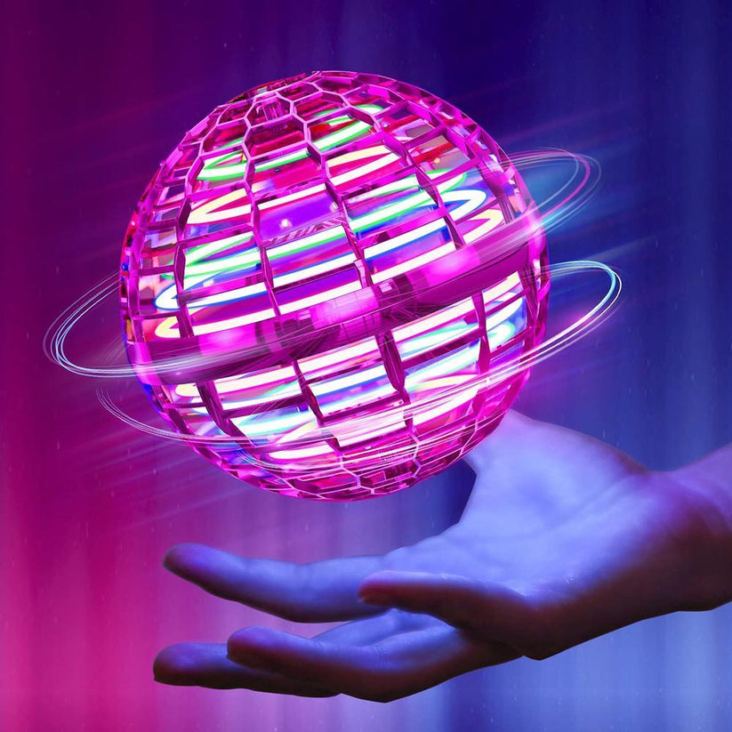 Naivah Magic Flying Ball hovering above palm