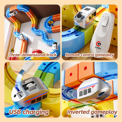 Naivah Magnetic Rail Track Set — Build on Floors, Walls & Ceilings