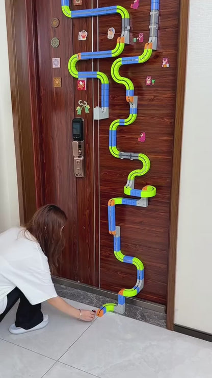 Naivah Magnetic Rail Track Set — Build on Floors, Walls & Ceilings