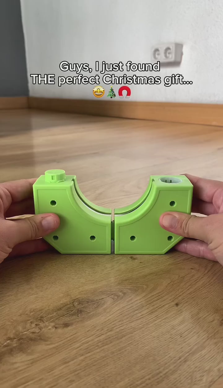Naivah Magnetic Rail Track Set - inverted magnetic-wheel gameplay